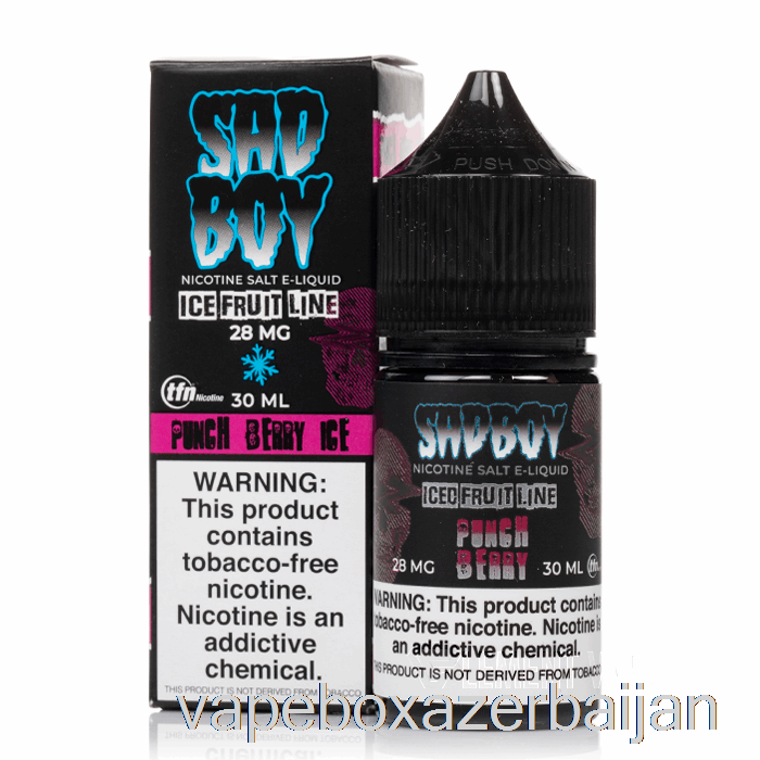 Vape Smoke ICE Punch Berry - Sadboy Salts - 30mL 28mg